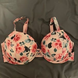 Victorias Secret Rhinestone Strap Push-up Bra